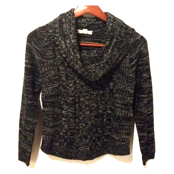Black Cowl Neck Sweater - Picture 1 of 6